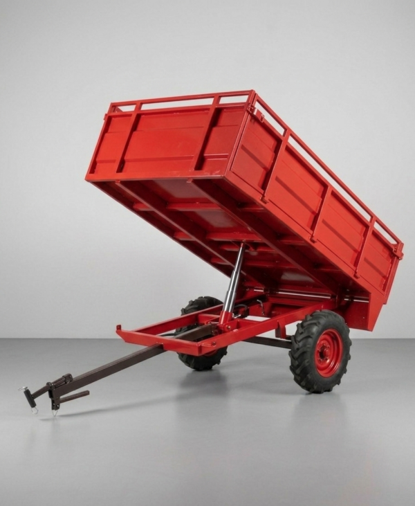 4×4 Mini Traktör Uyumlu Bahçe Römorku  Damperli (120 cm – 180 cm)